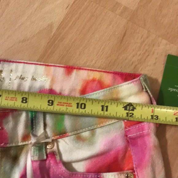 ♠️Kate Spade (NWT)♠️…Women’s 24…Perry Street Play Hooky Colorful Cropped Jeans! - Picture 13 of 17